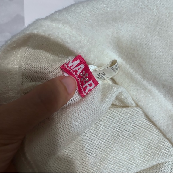 Cream Mars Jfashion Polkadot Mesh Cold Shoulder Top Size Small - Picture 8 of 8